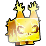 Shiny Golden Electric Fox