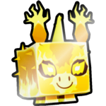 Shiny Golden Electric Unicorn