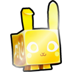 Shiny Golden Enchanted Bunny