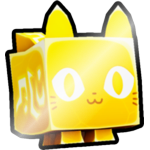 Shiny Golden Enchanted Cat