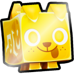 Shiny Golden Enchanted Dog