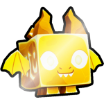 Shiny Golden Enchanted Dragon