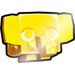 Shiny Golden Enchanted Elephant