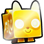 Shiny Golden Enchanted Raccoon