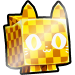 Shiny Golden Error Cat