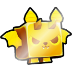 Shiny Golden Evil Bat