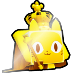 Shiny Golden Exquisite Cat
