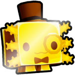 Shiny Golden Fancy Axolotl