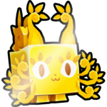 Shiny Golden Fiddlefern Cat