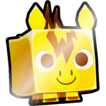 Shiny Golden Fire Horse