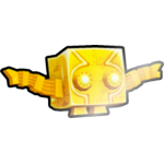 Shiny Golden Forged Robot
