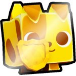 Shiny Golden Fortress Dog