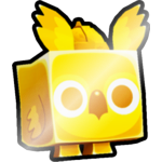 Shiny Golden Fortress Owl