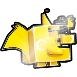 Shiny Golden Fragmented Pterodactyl
