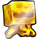 Shiny Golden Frontman Jellyfish