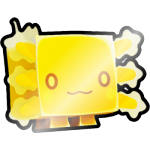 Shiny Golden Ghost Axolotl