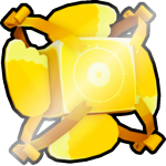 Shiny Golden Gingerbread Angelus