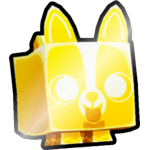 Shiny Golden Gingerbread Corgi