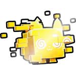Shiny Golden Glitched Cat