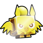Shiny Golden Golf Griffin