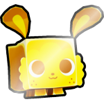 Shiny Golden Grass Bunny