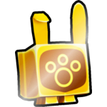 Shiny Golden Guard Bunny