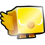 Shiny Golden Guilded Raven