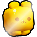 Shiny Golden Gummy Bear