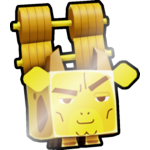Shiny Golden Gym Cow