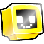 Shiny Golden Happy Computer
