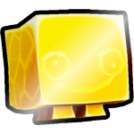 Shiny Golden Hell Rock