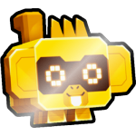Shiny Golden Hi-Tech Monkey