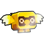 Shiny Golden Hi-Tech Parrot