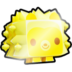 Shiny Golden Holiday Hedgehog