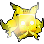 Shiny Golden Holiday Owl