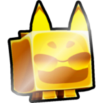 Shiny Golden Hooded Bobcat