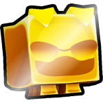 Shiny Golden Hooded Piggy