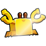 Shiny Golden Horseshoe Crab
