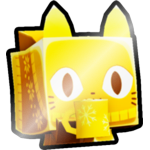 Shiny Golden Hot Cocoa Cat
