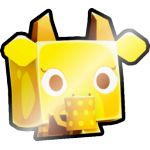 Shiny Golden Hot Cocoa Cow