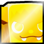 Shiny Golden Huge Angry Yeti