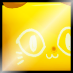 Shiny Golden Huge Balloon Cat