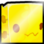 Shiny Golden Huge Blurred Axolotl