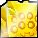 Shiny Golden Huge Crystal Spider