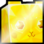 Shiny Golden Huge Diamond Bunny