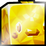 Shiny Golden Huge Diamond Chick