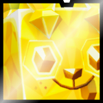 Shiny Golden Huge Diamond Dog
