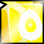 Shiny Golden Huge Easter Angelus