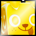 Shiny Golden Huge Enchanted Dog