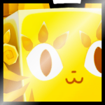 Shiny Golden Huge Fiddlefern Cat